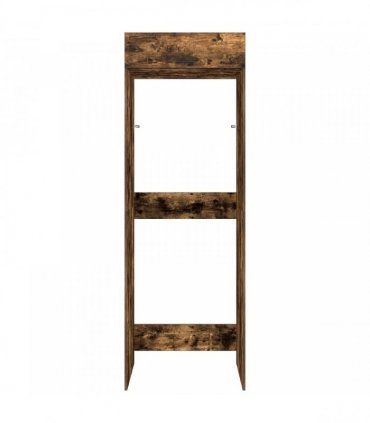 vidaXL Wash Machine Cabinet with Storage Smoked Oak 67.5 x 68 x 200 cm