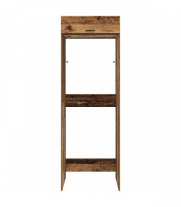 vidaXL Wash Machine Cabinet with Storage Old Wood 67.5 x 68 x 200 cm