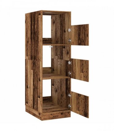 vidaXL Laundry Cabinet Old Wood 50 x 68 x 162 cm Engineered wood