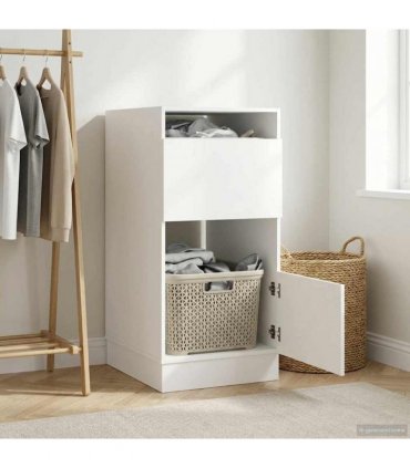 vidaXL Laundry Cabinet White 50 x 68 x 102 cm Engineered wood