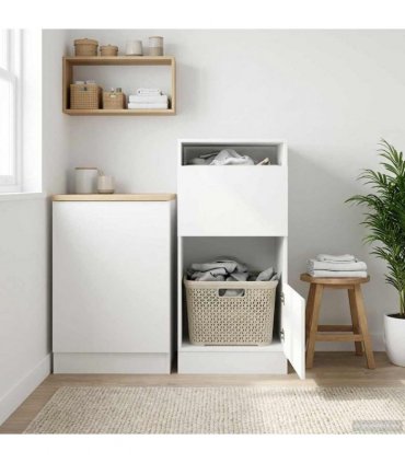 vidaXL Laundry Cabinet White 50 x 68 x 102 cm Engineered wood