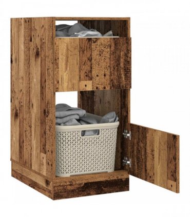 vidaXL Laundry Cabinet Old Wood 50 x 68 x 102 cm Engineered wood