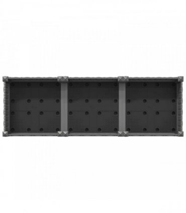 vidaXL Garden Planter with Wheels Light Grey 120 x 40 x 29 cm PP