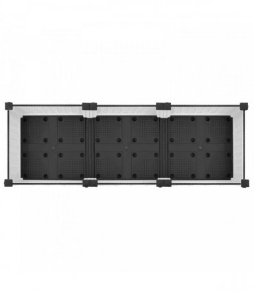 vidaXL Garden Planter with Wheels White 120 x 40 x 29 cm PP