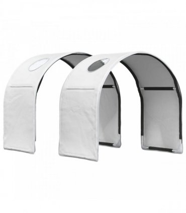 vidaXL Bed with Tunnel 3 pcs Sonoma Oak and White Engineered Wood