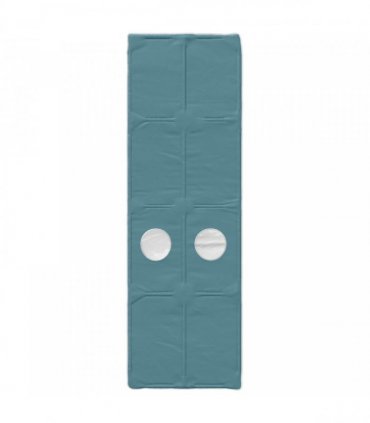 vidaXL Bed Frame with Tunnel 3 pcs Sonoma Oak and Light Blue