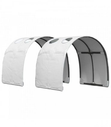 vidaXL Bed with Tunnel 3 pcs Sonoma Oak and White Engineered Wood