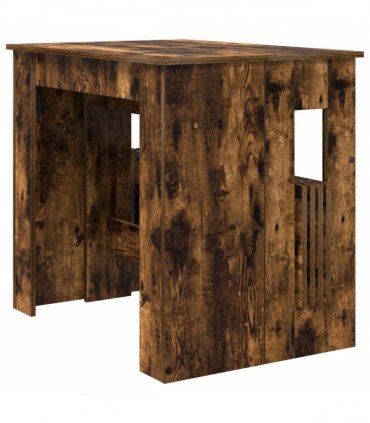 vidaXL Dinning Table 180 x 85 x 75 cm Engineered Wood Smoked Oak