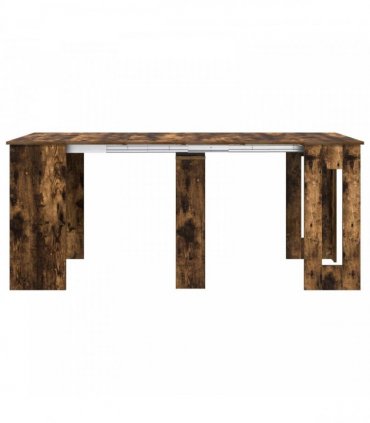 vidaXL Dinning Table 180 x 85 x 75 cm Engineered Wood Smoked Oak