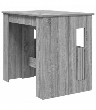 vidaXL Dinning Table 180 x 85 x 75 cm Engineered Wood Grey Sonoma