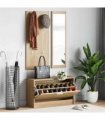vidaXL 3-in-1 Shoe Cabinet Set Sonoma Oak Engineered Wood