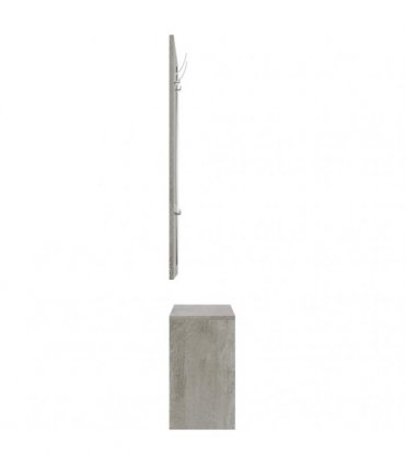 vidaXL 3-in-1 Shoe Cabinet Set Concrete Grey Engineered Wood