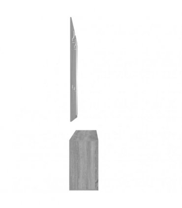 vidaXL 3-in-1 Shoe Cabinet Set Grey Sonoma Engineered Wood
