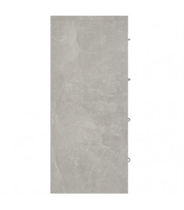vidaXL Sideboard with 4 Drawers 60x30,5x71 cm Concrete Grey