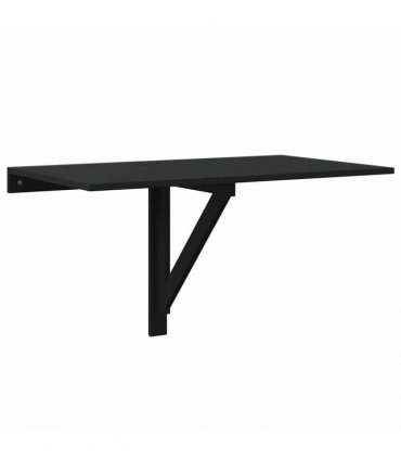 vidaXL Folding Wall Table Black 100x60x56 cm Engineered Wood
