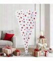 vidaXL Artificial Christmas Tree White 180 cm PVC and Steel