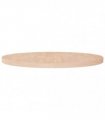 vidaXL Round Table Top Ø90x4 cm Untreated Solid Wood Oak
