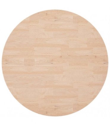 vidaXL Round Table Top Ø90x4 cm Untreated Solid Wood Oak