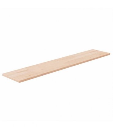 vidaXL Shelf Board 100x20x1,5 cm Untreated Solid Wood Oak
