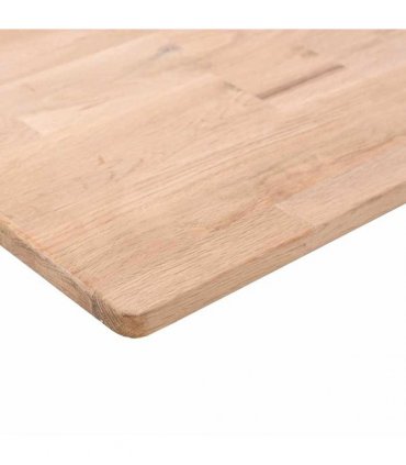 vidaXL Shelf Board 100x20x1,5 cm Untreated Solid Wood Oak