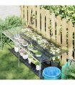 vidaXL Plant Cover 1 x 2 m PVC Transparent