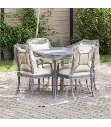 vidaXL Plant Cover 2 x 2 m PVC Transparent
