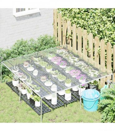 vidaXL Plant Cover 2 x 2 m PVC Transparent