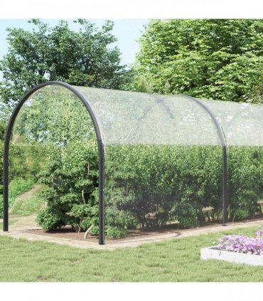 vidaXL Plant Cover 8 x 8 m PVC Transparent