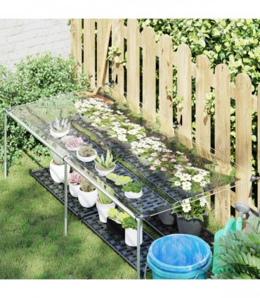 vidaXL Plant Cover 1 x 2.5 m PVC Transparent