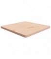 vidaXL Square Table Top 80x80x4 cm Untreated Solid Wood Oak
