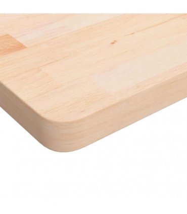 vidaXL Square Table Top 80x80x4 cm Untreated Solid Wood Oak
