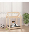 Dog Bed 61x50x70 cm Solid Wood Pine