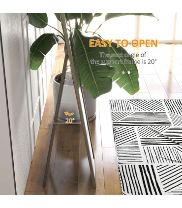 Full Length Mirror Grey MDF 37L x 3.8W x 157H cm Wall or Leaner Stand Mirror