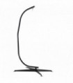 Metal Black 112cm x 79cm x 215cm Hammock Chair Stand Only Heavy Duty C-Stand