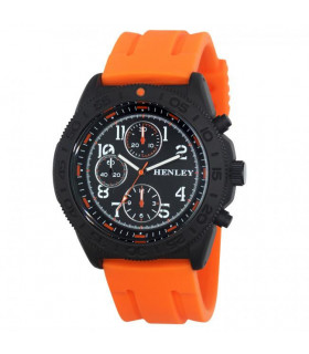 Watch Silicone Strap Black Sports Satin Dial Mini Eye Silicone Strap Black