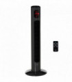 Tower Fan, 3 Speed 3 Mode Timer, Oscillation, Remote Dark Grey 32cmx32cmx96cm