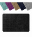 MICROFIBER BATH MAT 50X80cm DARK GREY Ultra Soft Water Absorbent Non-Slip Mats