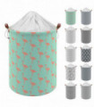 Laundry Basket Flamingo W40 x H50 cm approx. Freestanding Storage