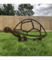 GIANT TORTOISE Rusty metal garden decoration TURTLE Ornament