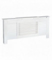 MDF White Extendable Radiator Cover 208.5cm x 20.5cm x 82.5cm Elegance & Safety