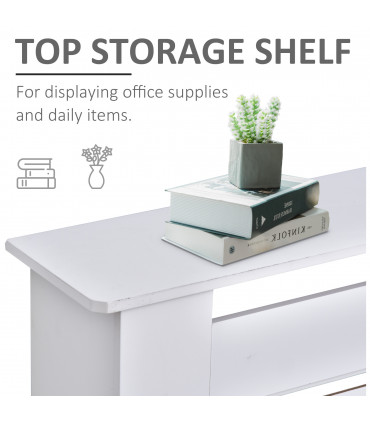 MDF White Extendable Radiator Cover 208.5cm x 20.5cm x 82.5cm Elegance & Safety